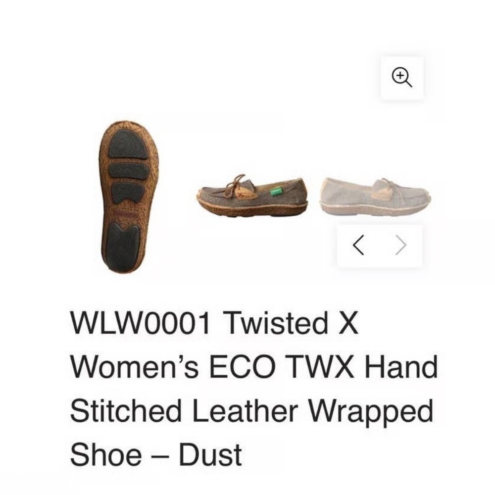 Twisted X Brown Moccasins Hand-Stitched Leather Slip-On
